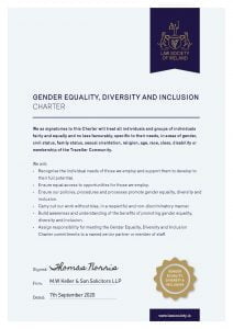Law Society Gender Equality, Diversity and Inclusion Charter